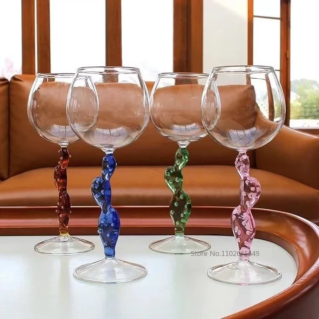 Verre à vin rouge Cactus en cristal, Design italien, fait à la main, cadeau  de mariage, coupe Champagne pour Cocktail, Bordeaux, vente en gros -  AliExpress