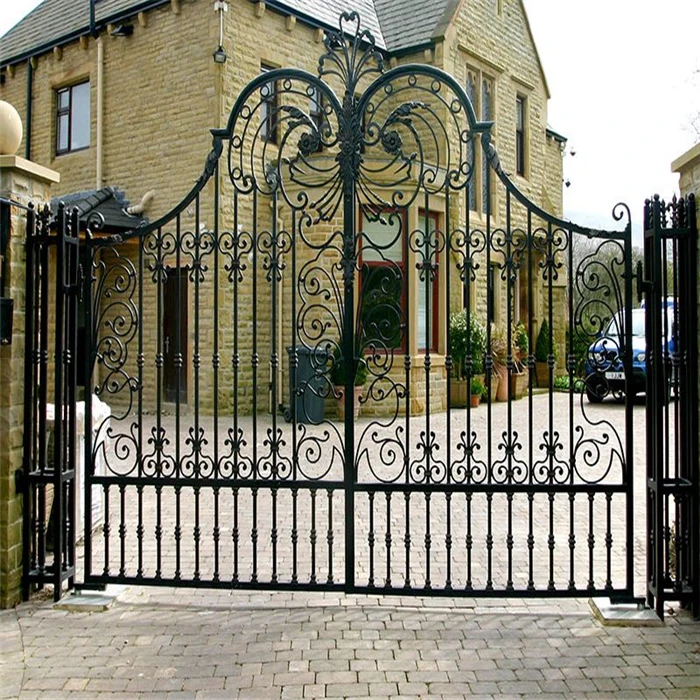 China Supplier Low Price New Product Sliding Wrought Iron Gate Wrought Iron Gate Foshan
