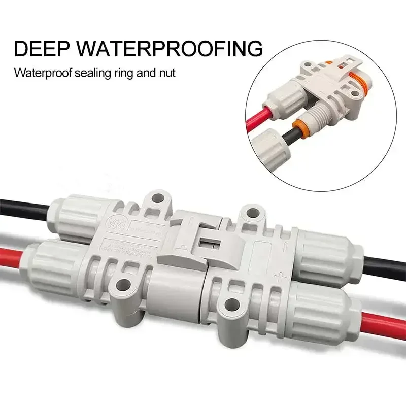 High-Current Waterproof Connector for Industrial Applications