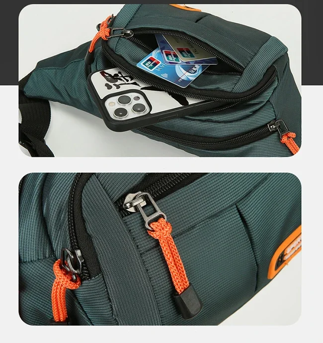 Multifunktionale wasserdichte Oxford-Hüfttasche – Gürteltasche mit großem Fassungsvermögen für Männer und Frauen, langlebig, Unisex, Riñoneras Para Hombre – Detail 33