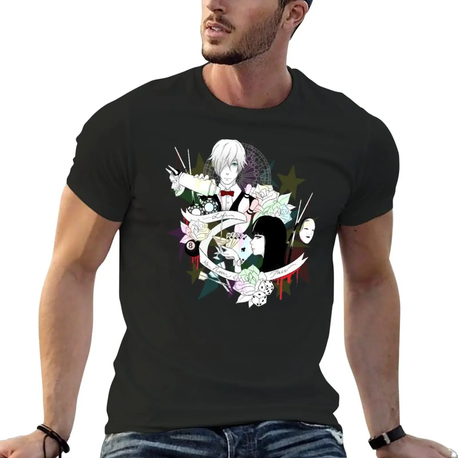 

Death Parade Classic T-Shirt kawaii clothes quick drying oversized men graphic t shirts