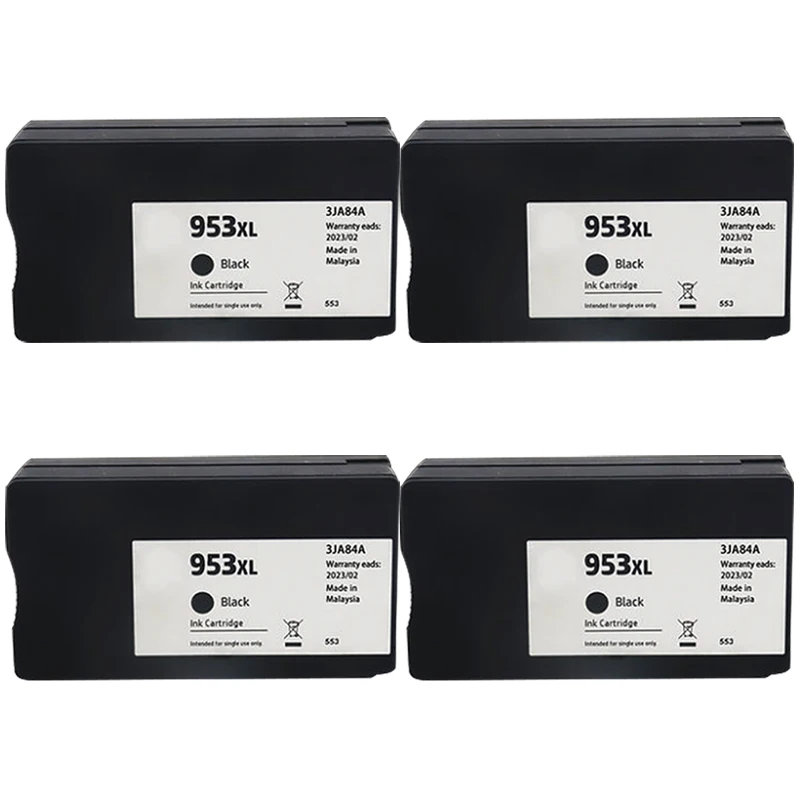 Black 953XL Ink Cartridges Replacement for HP 953 XL Compatible with HP  Officejet Pro 7720 7730 7740 8710 8715 8718 8720 Peinter