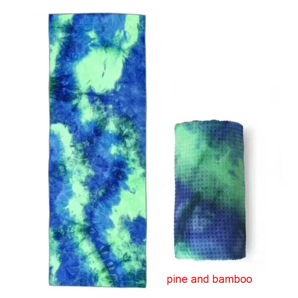 72x25 inch Non Slip Hot Yoga Towel Microfiber Sweat Absorbent Mat with Bag #G 