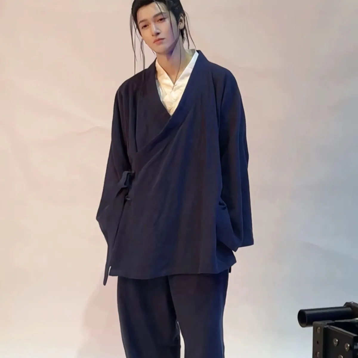 Wudang King Taoist Robe The Outcast Milk Silk Men Women Chinese Style Lay Buddhist Wide Sleeves Short Robe Cosplay Costume