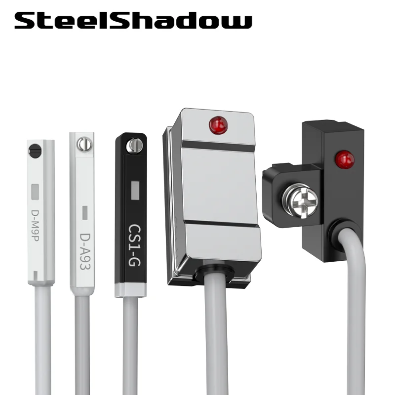 CS1-J แม่เหล็ก Reed Switch Sensor CS1-G CS1-M CS1-U CS1-F D-A93 D-Z73 D-A73 D-C73 สวิทช์แม่เหล็ก Air กระบอกสูบนิวเมติก 1