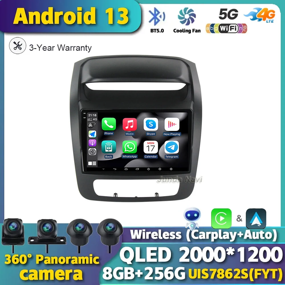 

For Kia Sorento 2 II XM 2012 - 2021 Car Radio Multimedia Video Player Navigation Stereo GPS Android 13 Carplay Touchscreen QLED