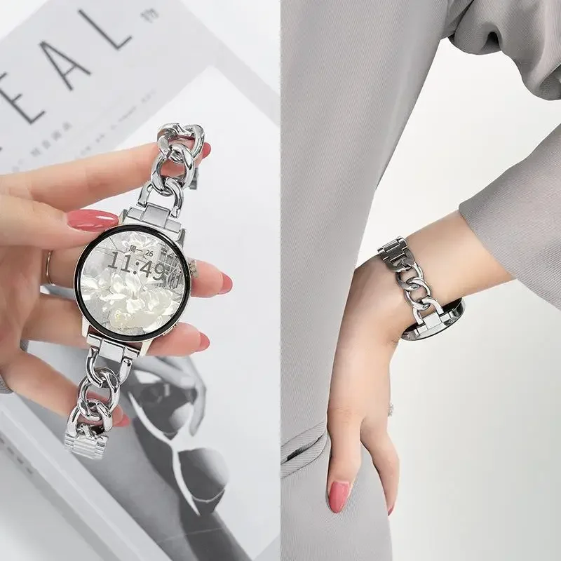 Elegant 20mm Stainless Steel Slim Bracelet Strap
