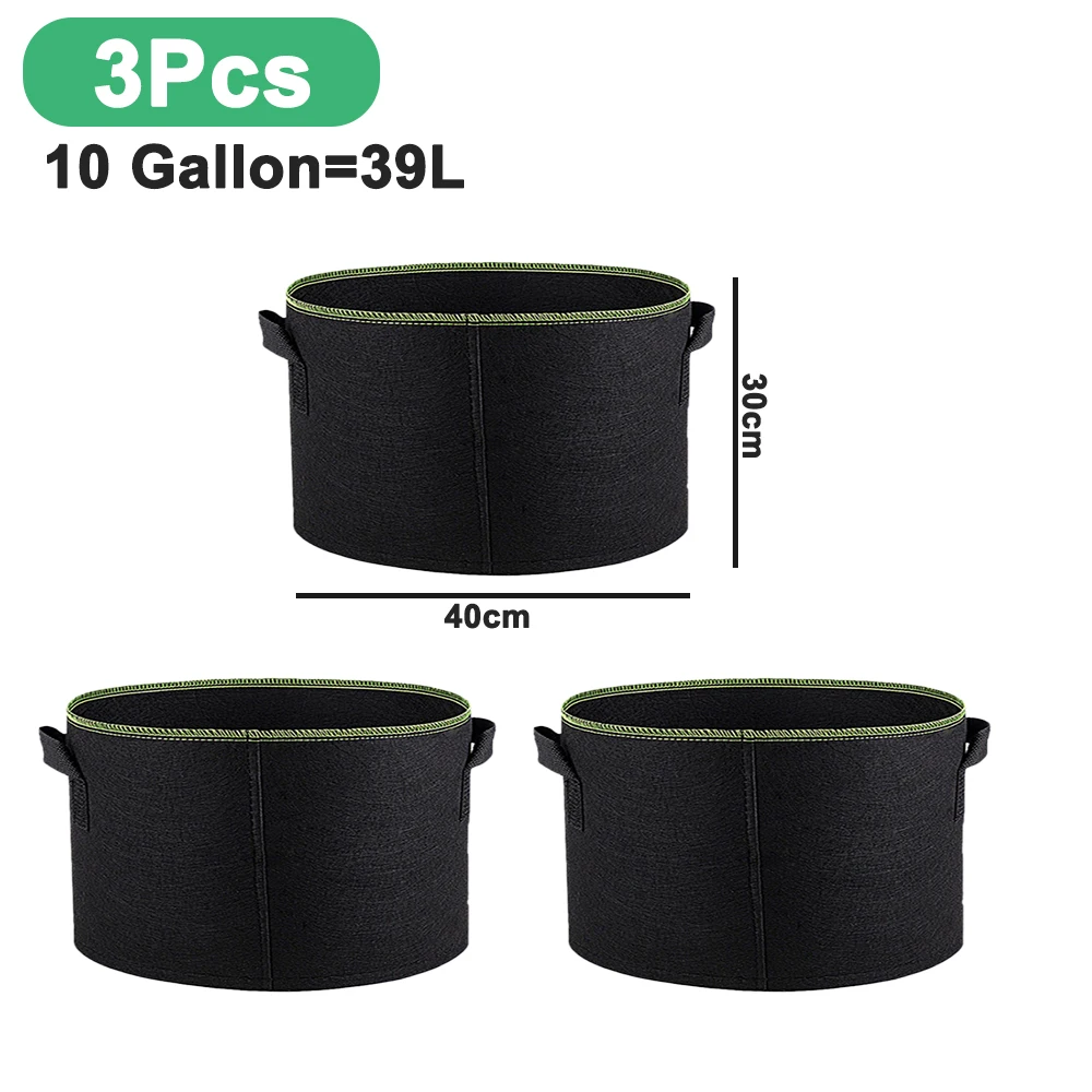 3 Pcs 10 Gallon