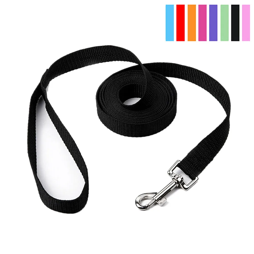 

Nylon Pet Leash for Small Dogs and Cats 1.5*120cm Colorful Pet Puppy Kitten Collar Lead Strap Belt for Running Training Walking