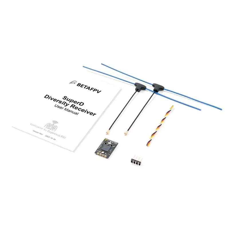 BETAFPV Smile D ELRS Récepteur Diversité 915MHz/2.4G pour Drone FPV