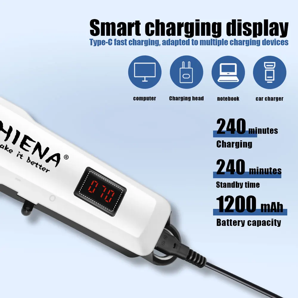 헤어 클리퍼 또는 블레이드 헤어 컷 머신 트리머 남성용 전문가용 클리퍼 기계 충전식 트리머 전문가용 헤어 트리머