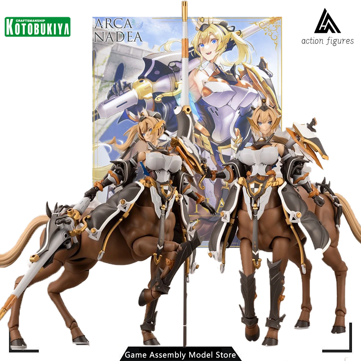 

Kotobukiya Genuine Original Assembled Model Kit REBORN: RArcanadea Elena Anime Action Figure Gift for Boys Toy Collection 140mm