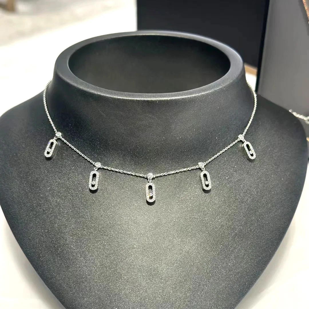 Pendant Necklace Gold Necklace 18K Gold Plated Stackable Women's Fashion Necklace