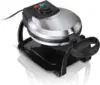 Beach Flip Belgian Waffle Maker with Browning Control, Non-Stick Grids, Indicator Lights, Lid Lock and Drip Tray, Stain 1