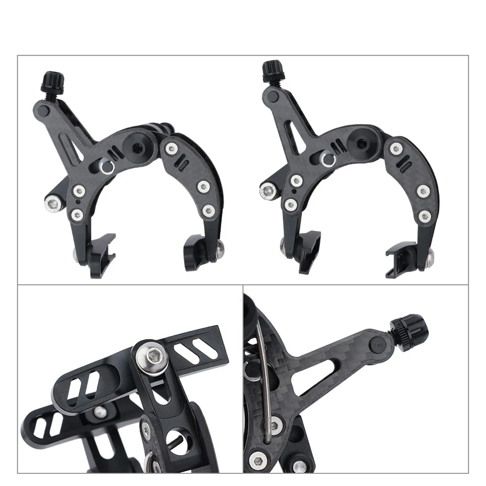 軽量カーボンファイバー キャリパーブレーキ ブラック 軽量カーボンファイバー キャリパーブレーキ ブラック