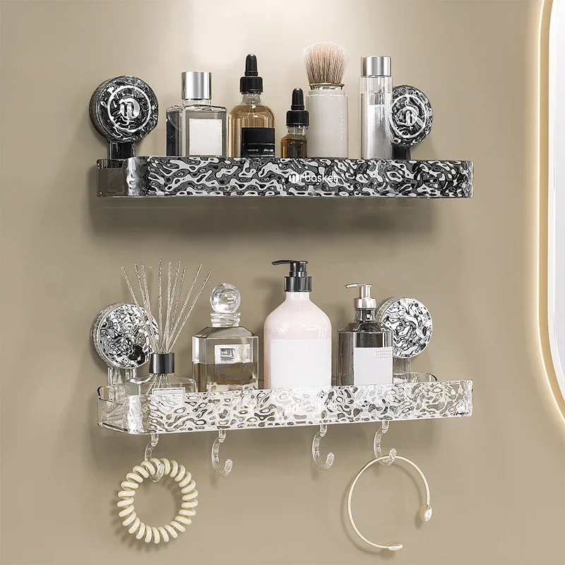 Bathroom Storage Shelf Storage Rack Bathroom Shelf Shower Shelf Bathroom Accessories Shower Rack Bathroom Corner Shelf Floating Shelves Shower Room Suction Cup Bathroom Storage Shelf Basket Home Storage Organizer Shelf Decorative Easy Install