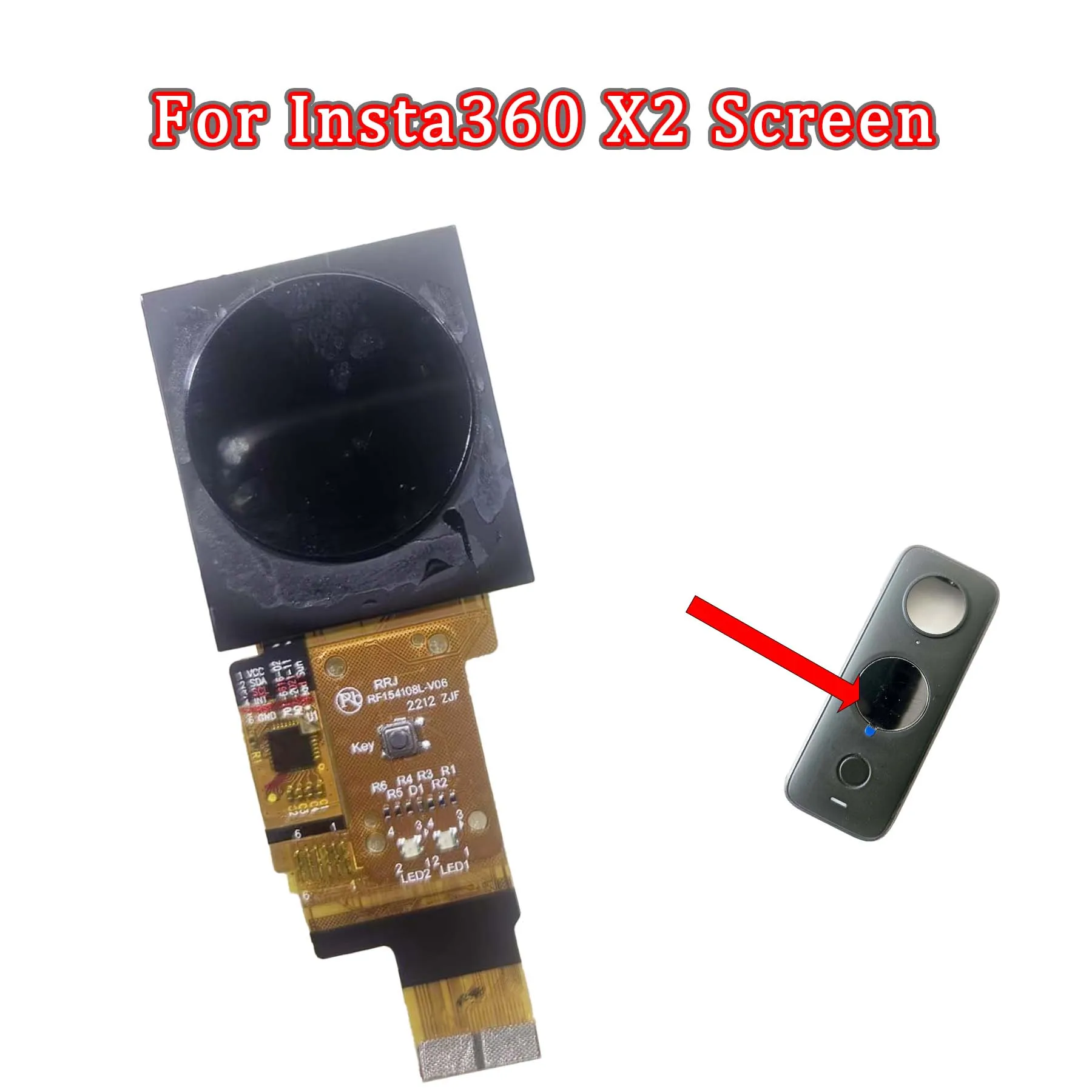 For Insta360 One X2 Camera Screen Display Repair Parts Replacement Camera Accessories