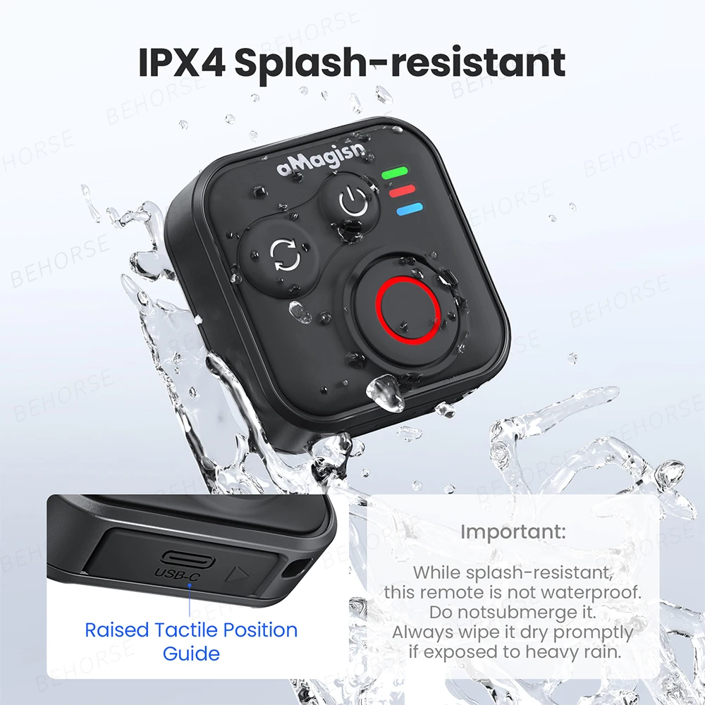 Bluetooth Remote Controllor For DJI Osmo 360/Action 6/5 Pro/4 50m Wireless Long Battery Life Remote Control Camera Accessories