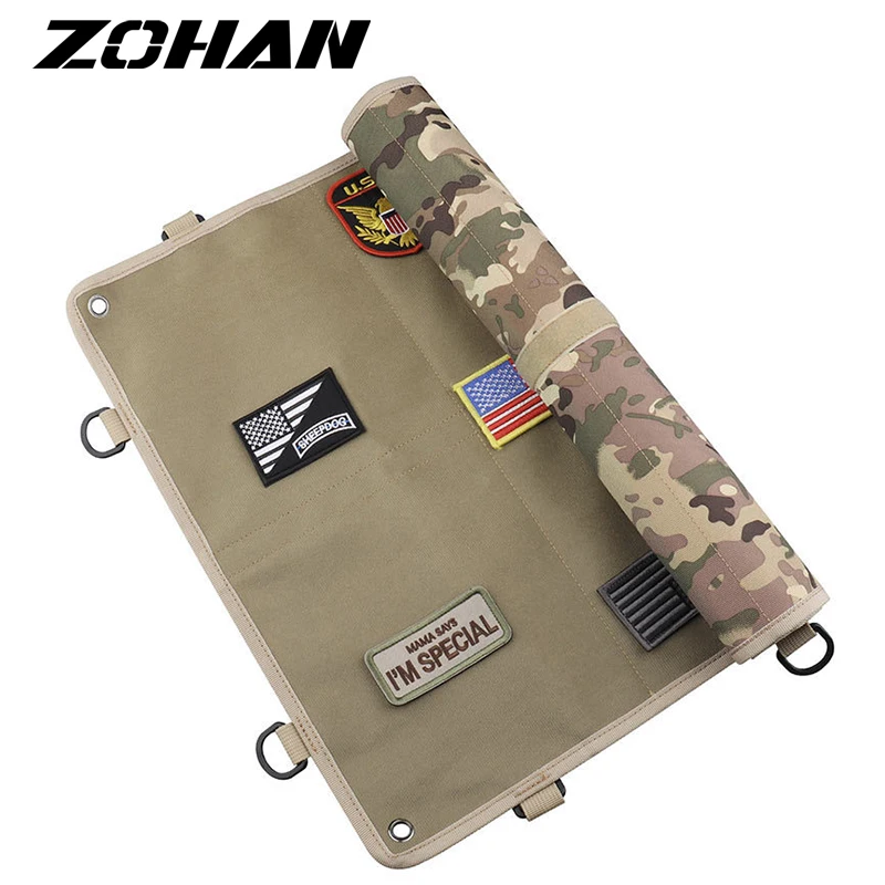 ZOHAN Patch Display Board Tactical Morale Patches Panel Large Foldable Military Morale Patch Emblems Collection Panel
