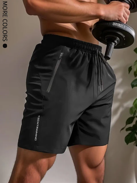 Men's Five-Piece Shorts, Sports, Fitness, Swimming, with Zipper Pockets, Quick-Drying, Casual, Breathable, Drawstring Shorts, Suitable for Summer Outdoor Sports, Fitness Training, Home Leisure, Beach Vacation 4 Men's Five-Piece Shorts, Sports, Fitness, Swimming, with Zipper Pockets, Quick-Drying, Casual, Breathable, Drawstring Shorts, Suitable for Summer Outdoor Sports, Fitness Training, Home Leisure, Beach Vacation 4