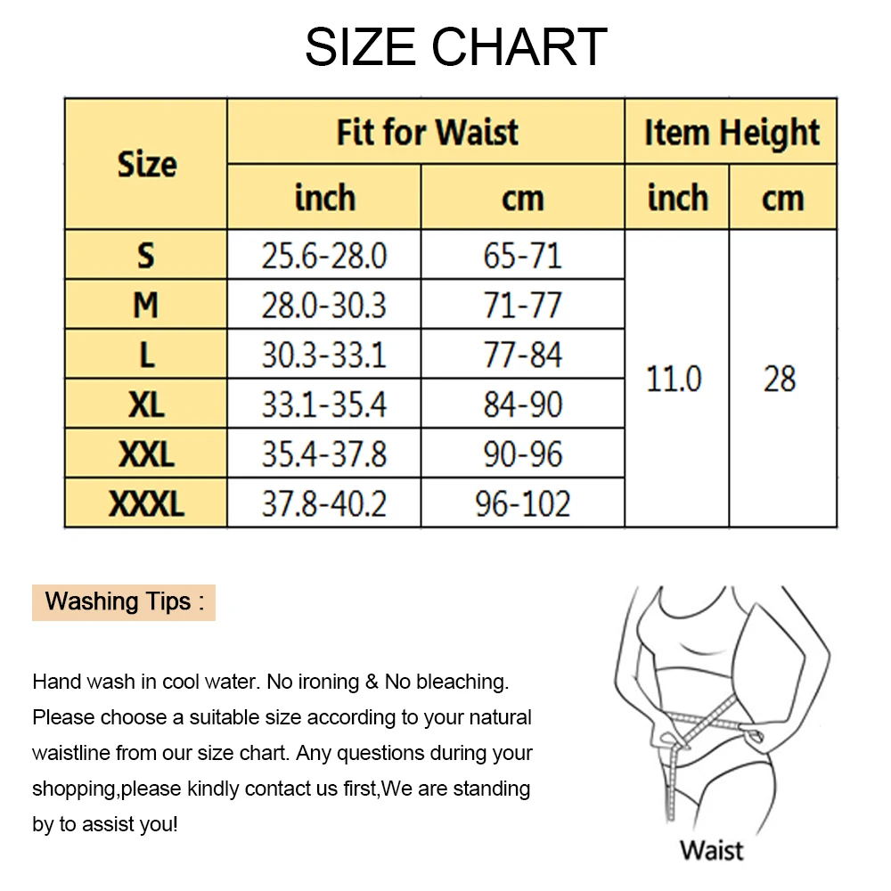 NINGMI Waist Support Belt for Women Body Shaper Waist Trainer Everyday Wear Slimming Belt Modeling Belt Shapewear Waist Cincher