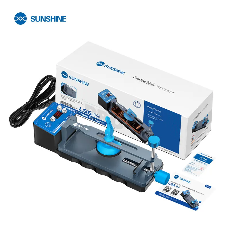 선샤인 LS6 프로 범용 휴대폰 LCD 스크린 분리기, ip17 안드로이드/IP 스크린 분리 고정 장치 수리 도구 지원