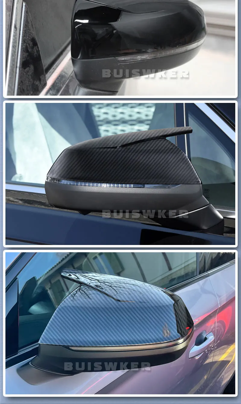 ミラーカバー Q5 2009-2017 Q7 2009-2015 レーンアシスト付き グロス