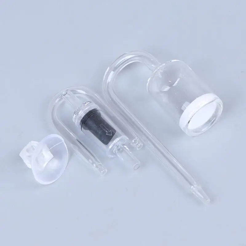 13MA CO2 Diffuser Set for Aquarium for Nano Size with Suction Cup Check Valve Gla