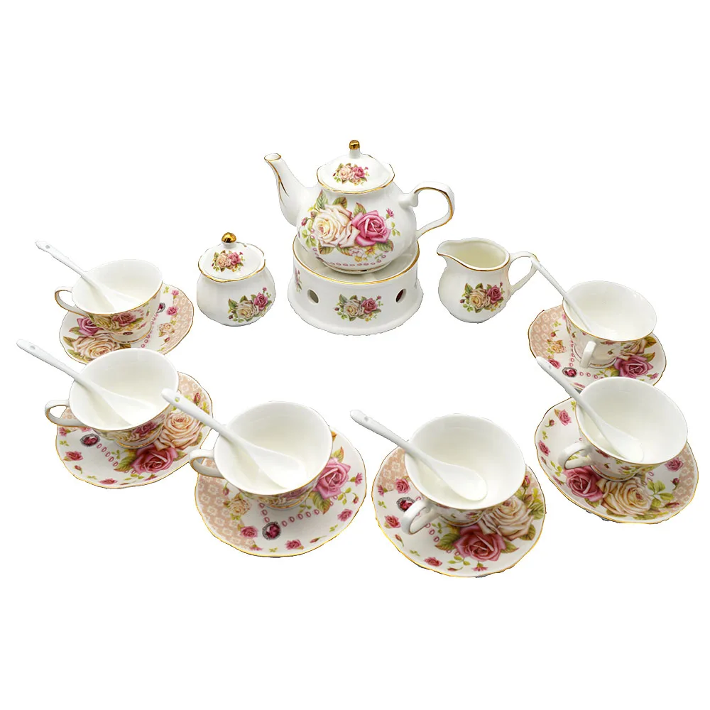 

Beautiful Kitchen High Quality Tea Set 10pcs Ceramic Sets Cup For Drink Coffee