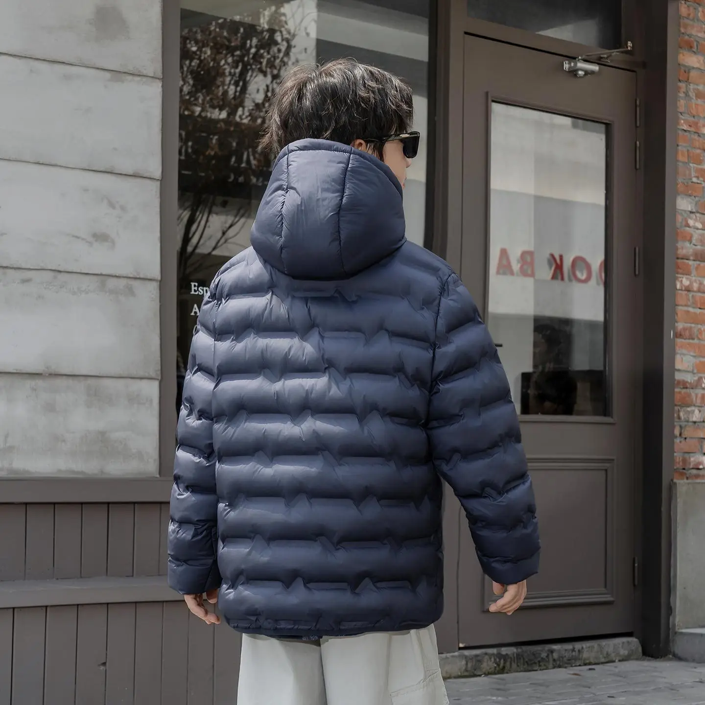 6-17Y Boys Winter Thick Warm Cotton Padded Outwear Teenager Kids Windproof Outdoor Cotton Content Coat Children Garm