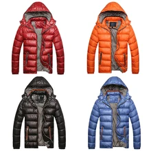 

Men's Coat Large 7 Size Winter Cotton Padded Jacket Oversize Husband Hood Parka Outerwear Thick Warm Windbreaker For Male