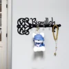 1PC Middle East Metal Festival Decoration Hook 5 Hook Multi functional Towel Hook Wall Hanger Clothes Hanger Key Storage Hook 2