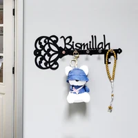 1PC Middle East Metal Festival Decoration Hook 5 Hook Multi functional Towel Hook Wall Hanger Clothes Hanger Key Storage Hook 2