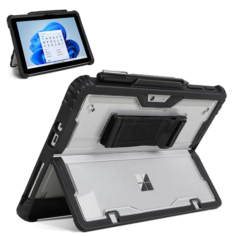 CaseforMicrosoftSurfacePro98CasewithHandStrapTPUBackShell