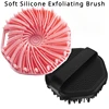 1pc Soft Silicone Exfoliating Brush Cleanser Manual Body Cleansing Scrubber