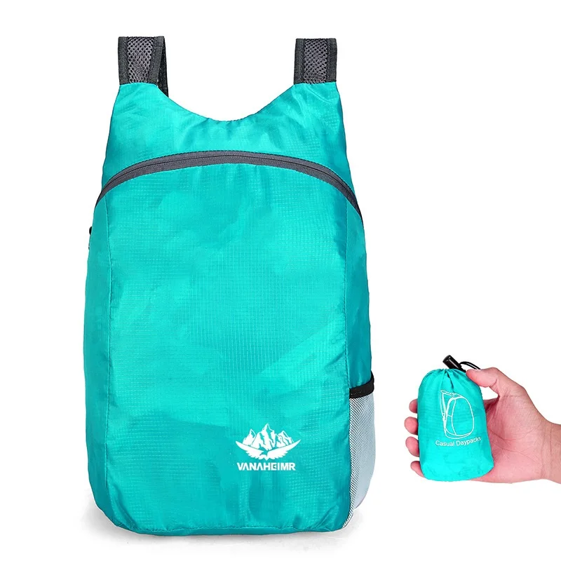 Outdoor Folding Backpack Waterproof Ultra-light Portable Travel Bag 20L Ultra Lightweight Foldable Versatile Compact Backpack