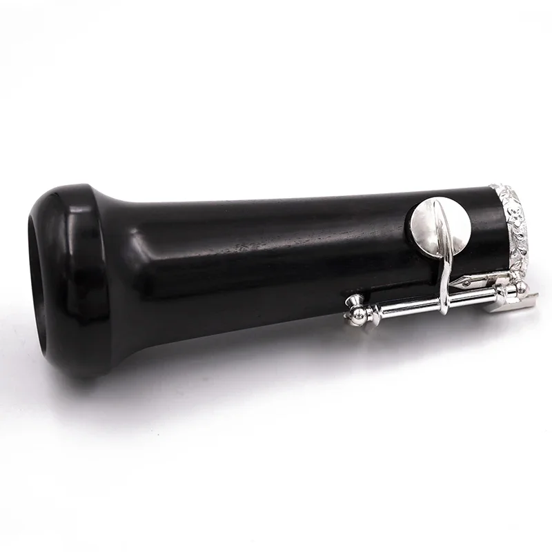 Full-automatic outfit oboe C key Professional Bass Clarinet ebony wood rosewood,Silver gold plated keys and parts