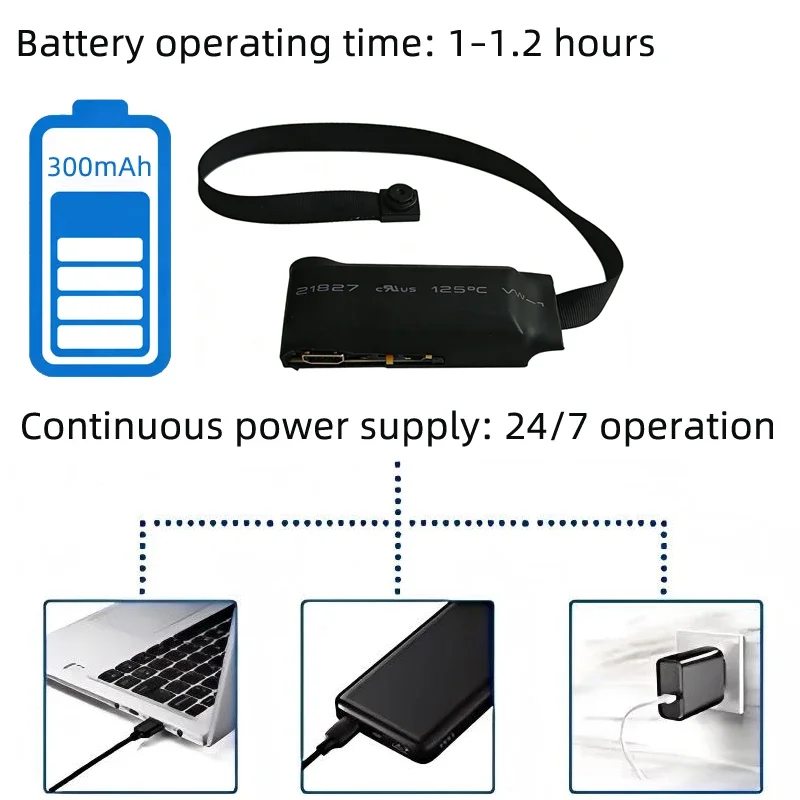 מצלמת WiFi מיני 4K HD - צפייה מרחוק, זיהוי תנועה, מצלמת מעקב בסגנון מטפלת ביתית, עשה זאת בעצמך
