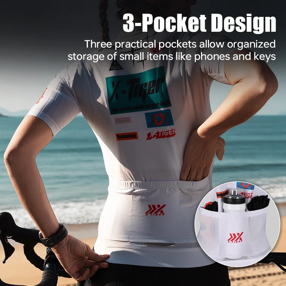 X-Tiger XW-DY-41801 قميص صيفي لركوب الدراجات للسيدات خفيف الوزن وجيد التهوية - Image 5