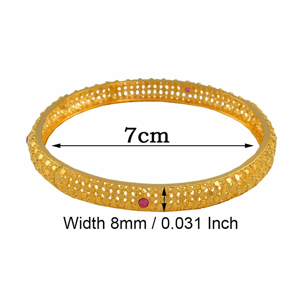 Anniyo Arab Dubai Bangles for Women African Bracelet Ethiopia Jewelry Middle East Weeding Productss 3