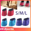 Horse Bell Boots Pair Shock Absorbing Protective Wear Resistant Oxford Cloth Neoprene Overreach Bell Boot Equestrian Accessories 1