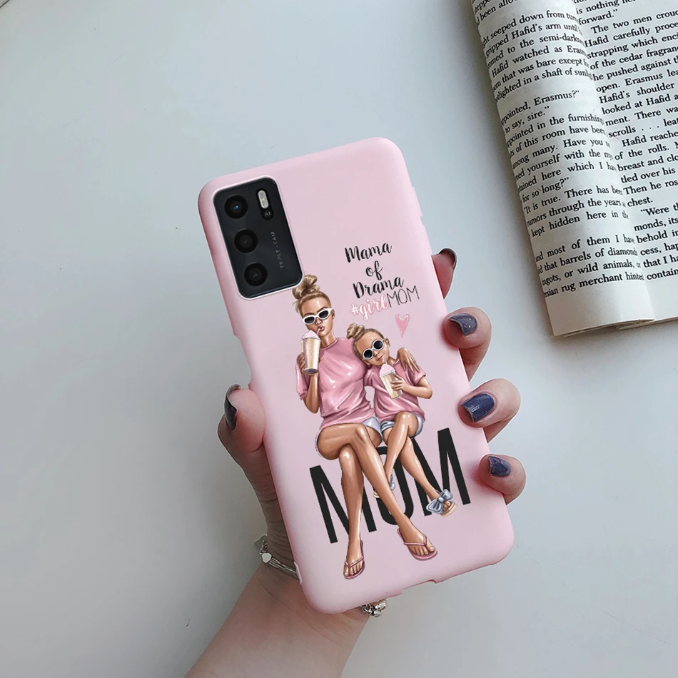 For OPPO A16 A16S 2021 Case Beauty Girls Painted Phone Case For OPPOA16 A 16 CPH2269 A54S 4G CPH2273 Soft Cover Protect Bumper cases for oppo cases Cases For OPPO