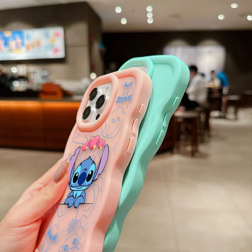 ディズニーリロステッチエンジェル 3D ウェーブケース Infinix