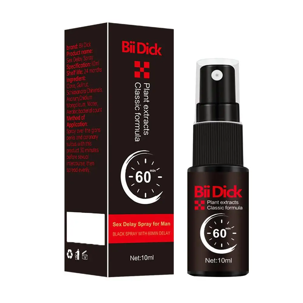 Ejaculation Delay Spray Long-Lasting Effective Flirt Natural Rapid Erection Prolonged Sex Life Control Men Ejaculation Spray