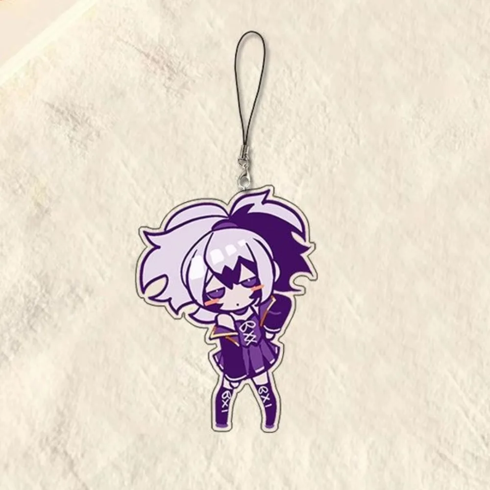 Anime-Inspired Phone Chain with Cute Character Pendant