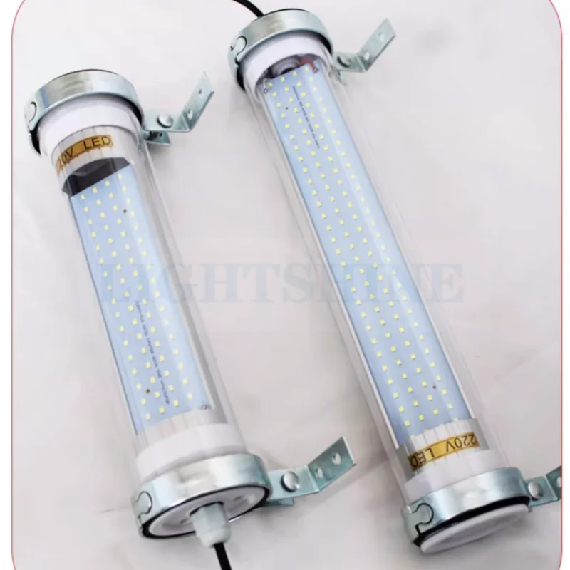 Explosion-proof Waterproof Strip Light CNC Machine Tool Working Lamp LED Lathe Movable shaftIP65 Fluorescent 24V110V220V