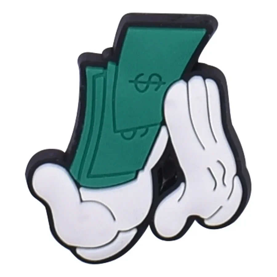 2er-Set Münzförmige Schuhschnallen-Charms, Designer-Kombination für Damen-Accessoires, für Mädchen, Erwachsene, Unisex-Geschenk – Detail 5