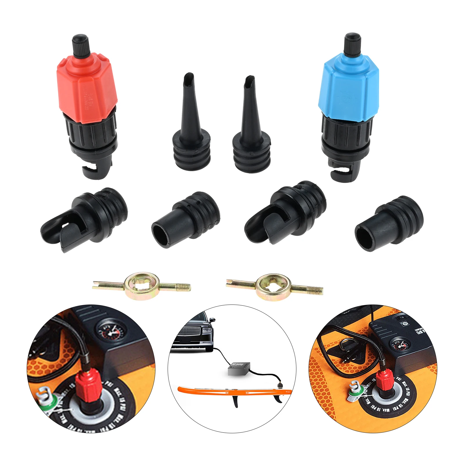 trianglelab plated copper volcano kit nozzle heat block tc4 titanium alloy heat break for petg carbon fiber pei peek abs nylon 6Pcs/Set Air Valve Adapter Nozzle Valve Core Wrench Nylon Alloy Red/Blue Inflatable Rowing Rubber Boat Paddle Canoe Accessories