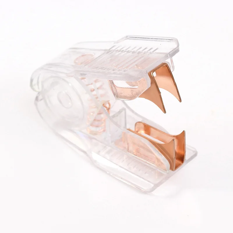 Fashion Rose Gold Stapler Desk Binder Book Paper Stapling Staple Remover Staples Hold Punch School Office Binding Supplies