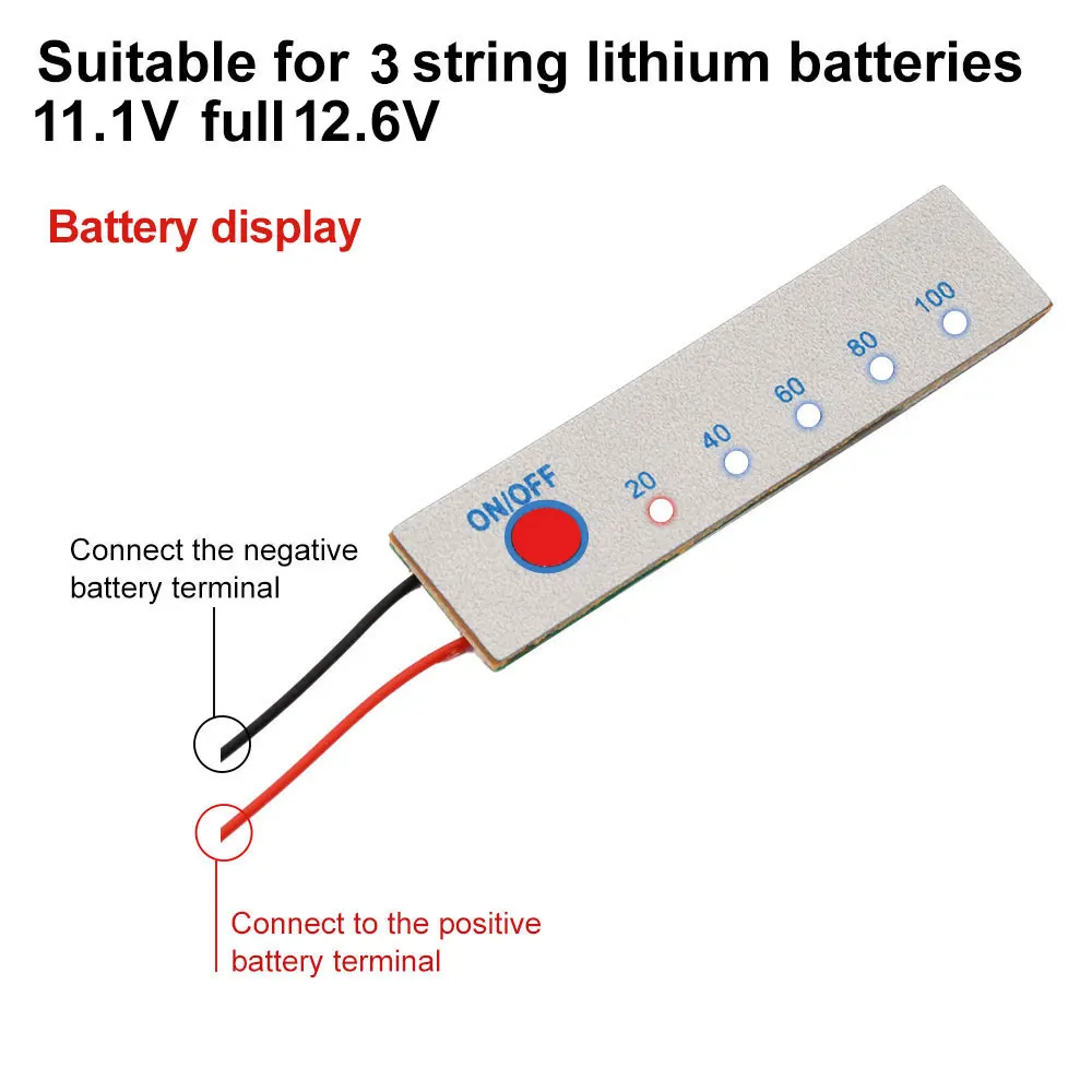 1S 3S 4S 3,7V-16,8V LED Lithium-Batterie Kapazitätsanzeige Leistungsstand-Tester BMS Li-Ion Lade-Entlade-PCB-Modul 18650 – Detail 7